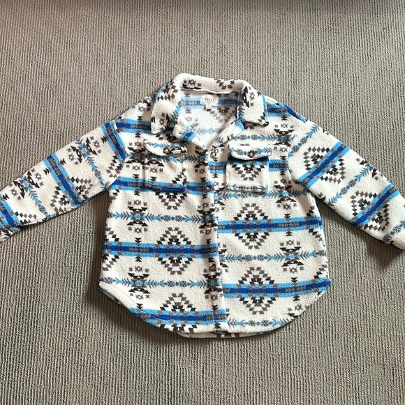 Oversized Aztec button up jacket - Picture 2 of 2